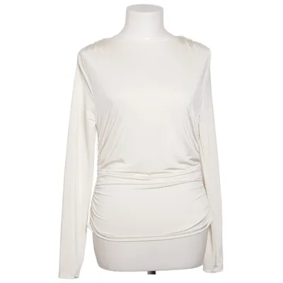 Långärmad t-shirt (Beige) från NA-KD Elastan, Polyester