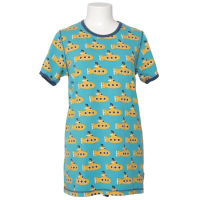 T-shirt (Blå, Gul, Flerfärgad) från Maxomorra Bomull, Elastan