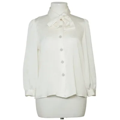 Sløjfebluse (Hvid) fra Zara Polyester