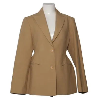 Blazer (Beige) van The Frankie Shop Katoen