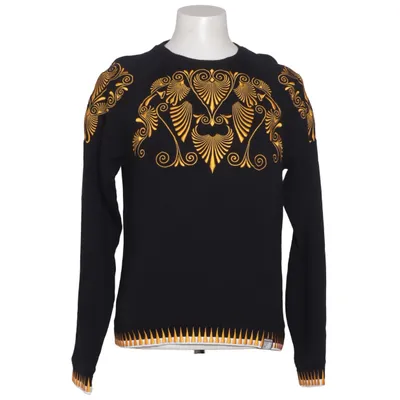 Collegetröja (Svart, Gul) från Versace Collection Bomull