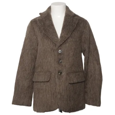 Blazer (Marron) de Lounge Acrylique, Laine d'alpaga, Polyester, Viscose