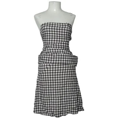 Robe (Noir, Blanc) de Adoore Lin, Polyester, Viscose