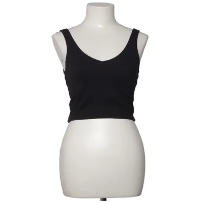 Crop top (Zwart) van Aim'n Elastaan, Gerecycled polyester