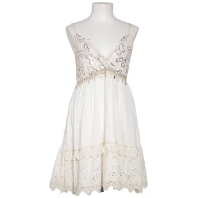 Strandklänning (Vit, Beige) från Flora Bomull, Viskos