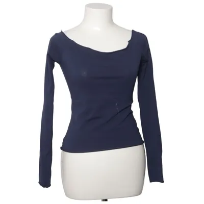 T-shirt à manches longues (Bleu) de Gina Tricot Coton, Élasthane
