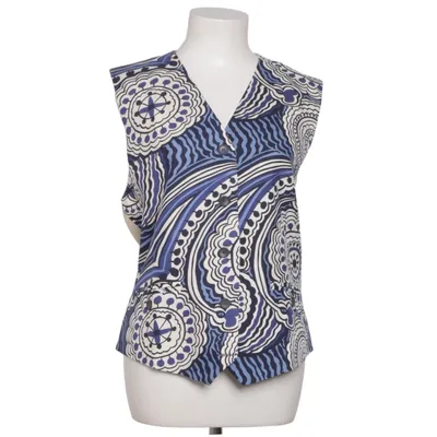 Väst (Blå, Vit, Flerfärgad) från Britt Sisseck Silke