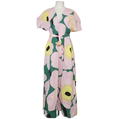 Jurk (Kaffet Unikko) van Marimekko Katoen, Linnen