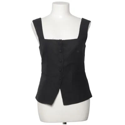 Jakkesætsvest (Sort) fra Sézane Linned, Viscose