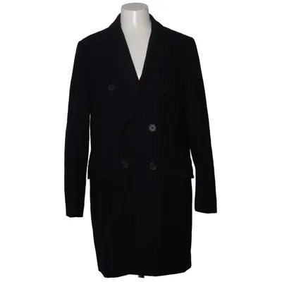 Jas (Blauw) van H&M Wol, Polyester, Polyamide, Acryl, Viscose