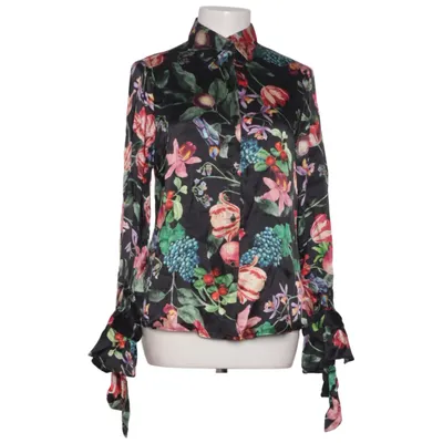 Blus (Svart, Flerfärgad) från By Malina Collection Silke