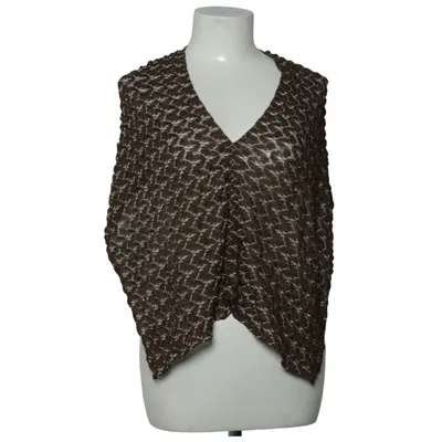 Haltertop (Bruin, Wit) van Hanne Bloch Viscose
