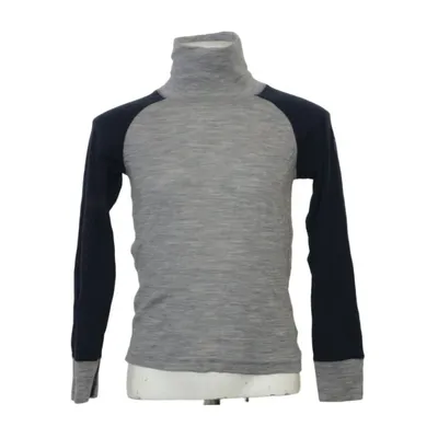 Ondershirt (Grijs, Blauw) van Polarn O. Pyret Wol