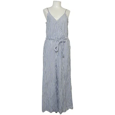 Byxdress (Blå, Vit)