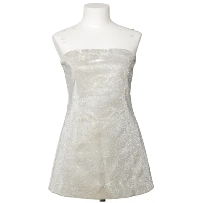 Cocktailklänning (Silverfärgad) från SLA the Label Elastan, Polyester