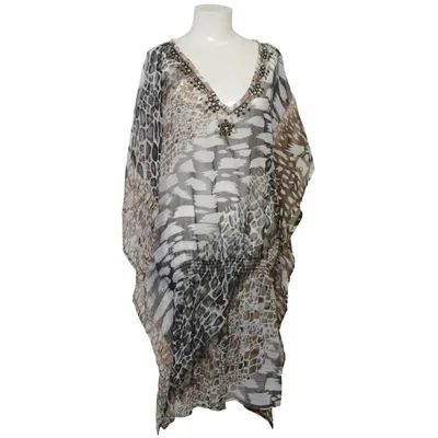 Beach dress (Gray, Beige, Multicolored) from Love Culture Polyester