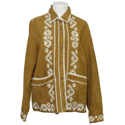 Läderjacka (Baziszt) från Sézane Skinn, Polyester