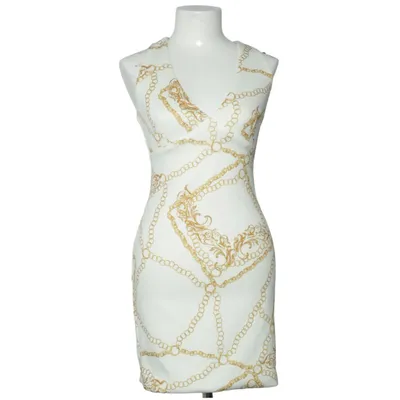 Dress (White, Gold) from Elise Ryan Elastane, Polyester