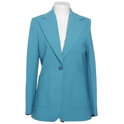 Kavaj (Blå) från H&M Studio Elastan, Polyester, Viskos, Ull