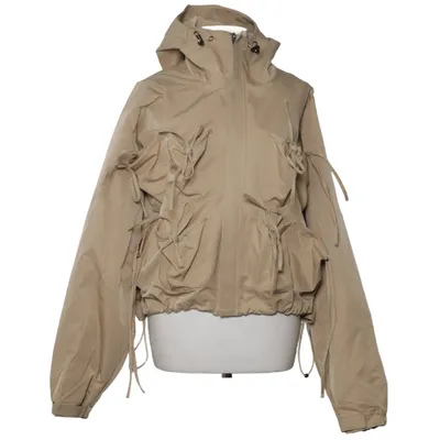 Allwetterjacke (Beige) von Lisa Lë Strange Baumwolle, Polyester