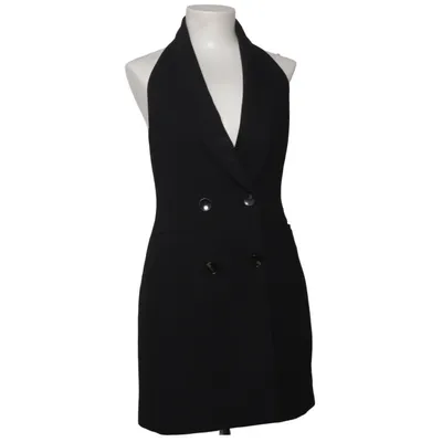 Halterneck-kjole (Sort) fra Zara Acetat