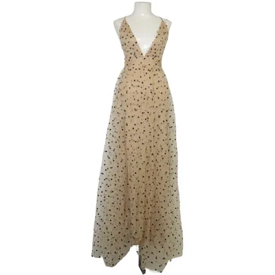 Långklänning (Beige, Svart) från Fashion Nova Polyester