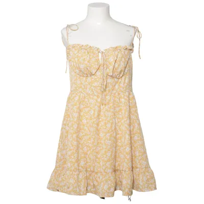 Jurk (Geel, Wit) van Cider Polyester