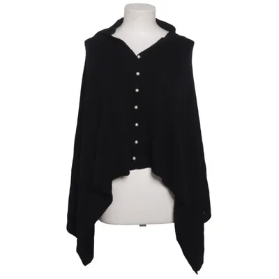 Poncho (Svart) från Cashmere aux Folles Kashmir