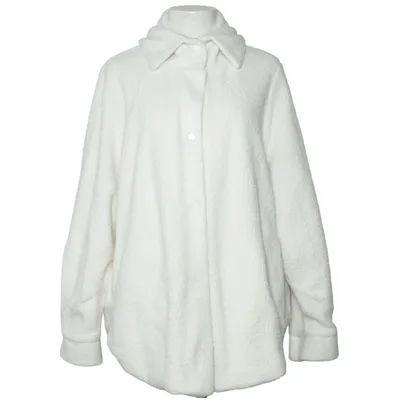 Fleece jacket (White) from Alo Yoga
