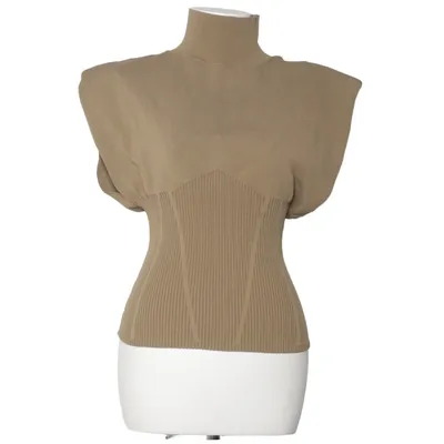 Polotröja (Beige) från Zara Polyamid, Viskos