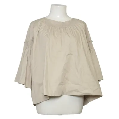 Blouse (Beige) de Rabens Saloner Coton, Élasthane, Polyester