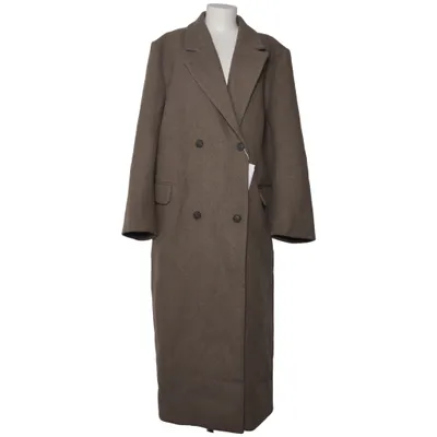 Mantel (Braun) von Weekday Wolle, Polyester, Acryl, Polyamid, Viskose, Baumwolle