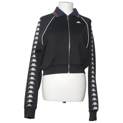 Träningsjacka (Svart, Vit) från Kappa Elastan, Polyester