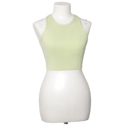 Crop top (Grön) från Zara Polyamid, Viskos