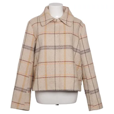 Jacka (Beige, Brun, Gul) från Meotine Akryl, Pälsimitation, Polyester, Viskos, Ull