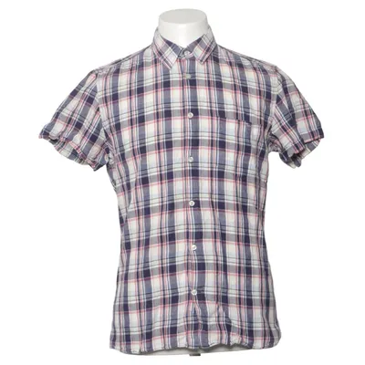 Short sleeve shirt (Blue, White, Red) from Bondelid Cotton, Linen