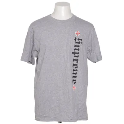 T-shirt (Grå) från Supreme Bomull, Polyester