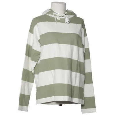 Kapuzenpullover (Eydis, Cloud White/ Green Leaf) von Elbsand