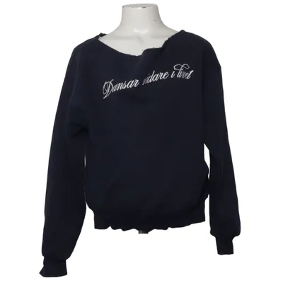Sweatshirt (Blau) von Gina Tricot Baumwolle, Polyester