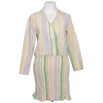 Omlottklänning (Gul, Grön, Lila) från Zara Bomull, Polyester