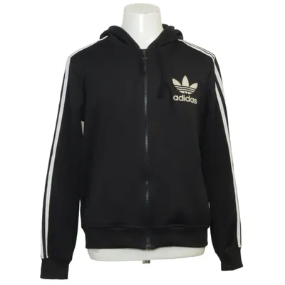 Huvtröja (Svart, Vit) från Adidas Originals Bomull, Polyester