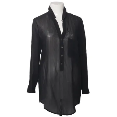 Shirt (Black) from Helmut Lang Cotton, Silk