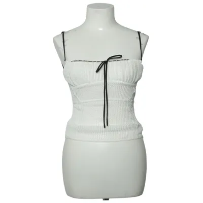 Crop top (Blanc) de With Jéan Élasthane, Polyester