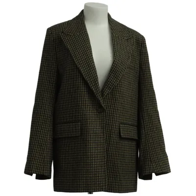 Blazer (Brown, Blue) from Twist & Tango Cotton, Polyester, Viscose, Wool