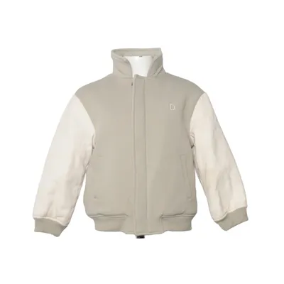 Veste universitaire (Beige, Blanc) de Donsje Coton, Nylon, Polyester