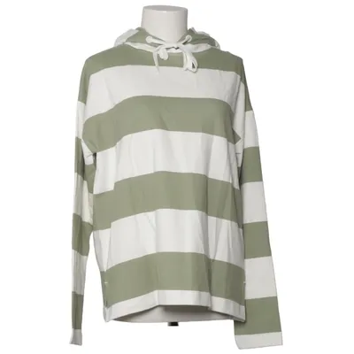 Hættetrøje (Eydis, Cloud White/ Green Leaf) fra Elbsand
