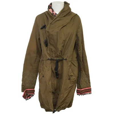 Parka (Grün, Mehrfarbig) von Maison Scotch Baumwolle, Leinen, Polyester