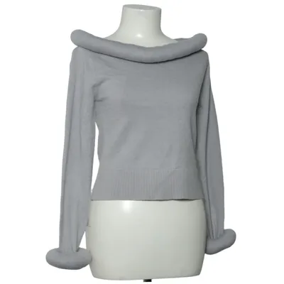 Sweater (Knitted Padded Detail Top) from NA-KD Polyamide, Polyester, Viscose