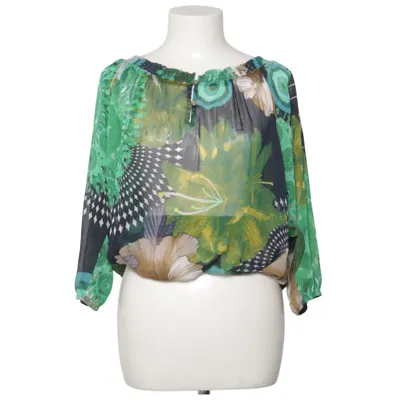 Blouse (Green, Black, Multicolored)