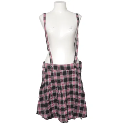 Latzrock (Pink, Schwarz) von Romwe Baumwolle, Polyester